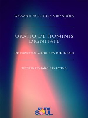 cover image of Oratio De Hominis Dignitate